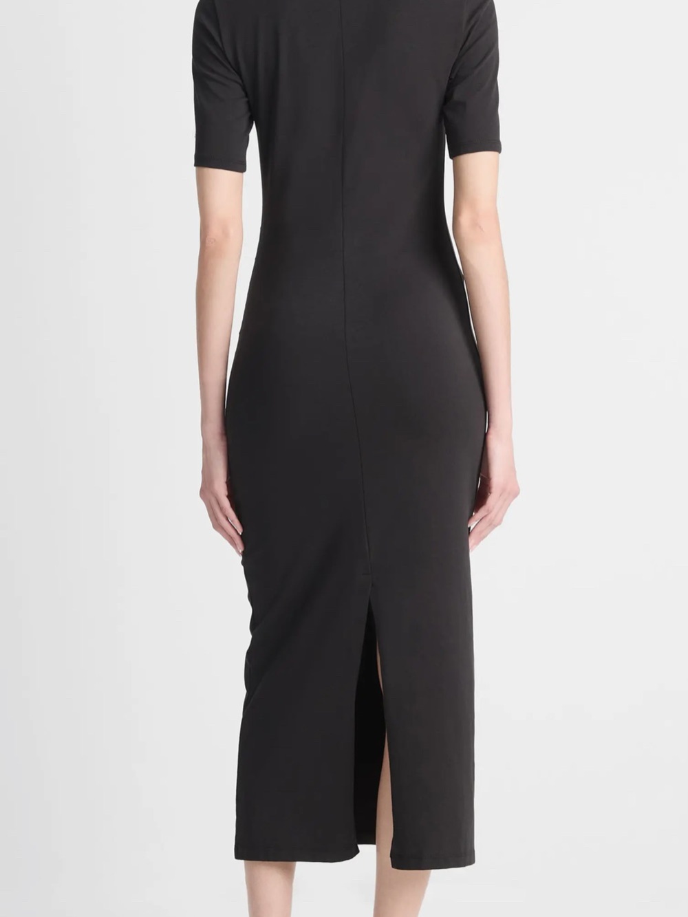 Vince Short-Sleeve Midi T-shirt Dress - Picture 3 of 4